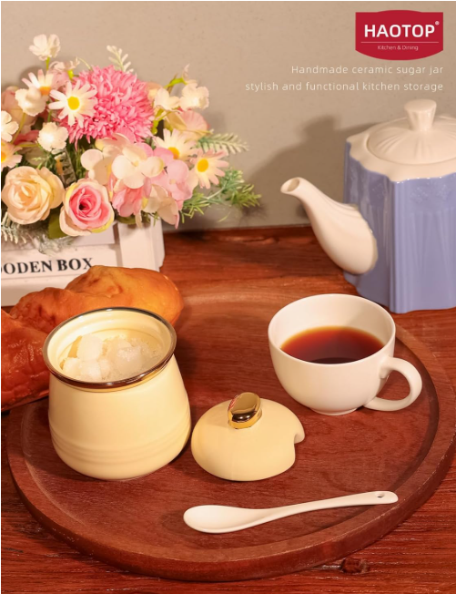 Why U.S. Customers Love the HAOTOP 12oz Sugar Bowl: A Stylish Essential for Modern Coffee Bars