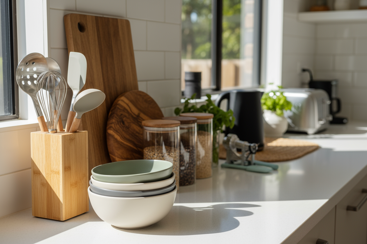 real photo of home kitchenware